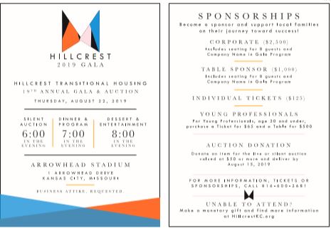Hillcrest Transitional Housing Annual Gala